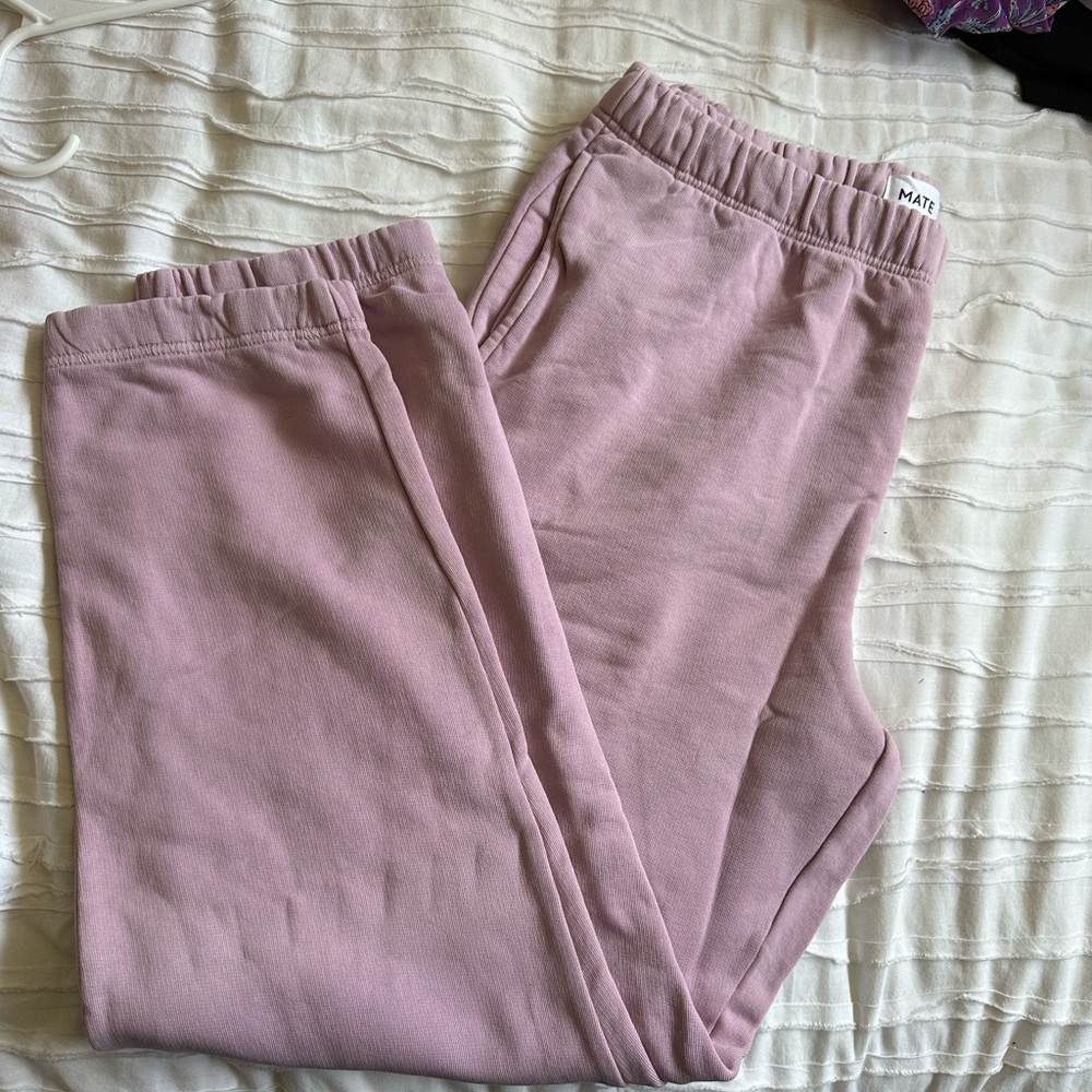 Mate The Label Organic Fleece Relaxed Pocket Sweatpants